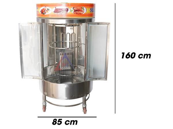 Kích thước của lò 850 2 dàn điện