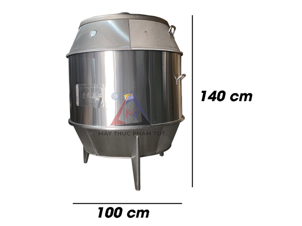 Kích thước lu quay heo 100 inox