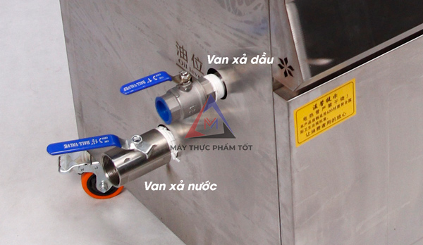 2 van xả bếp tách dầu 100L gas