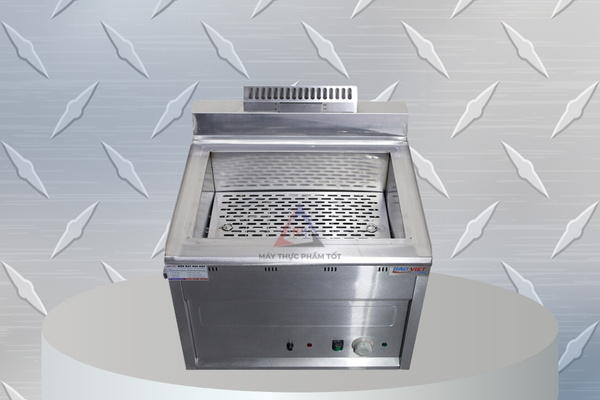 Bếp chiên tách dầu 20L để bàn làm từ inox cao cấp