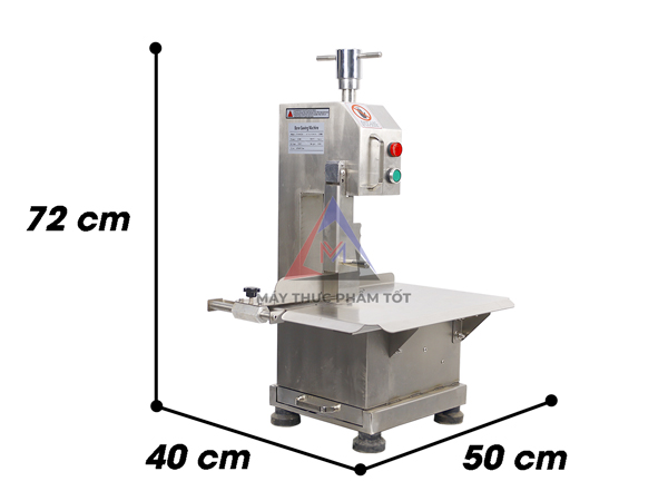 Kích thước mẫu máy cắt xương YF-120A